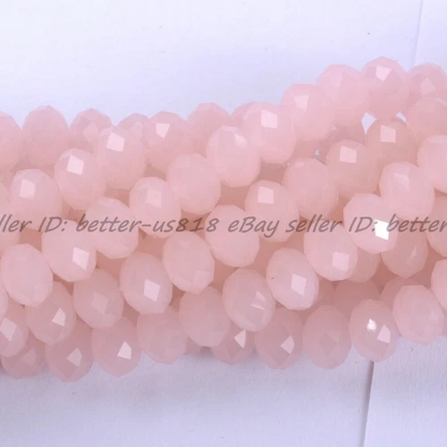 Wholesale Quality Czech Crystal Faceted Rondelle Spacer Beads 4MM 6MM 8MM 10MM - Picture 84 of 101
