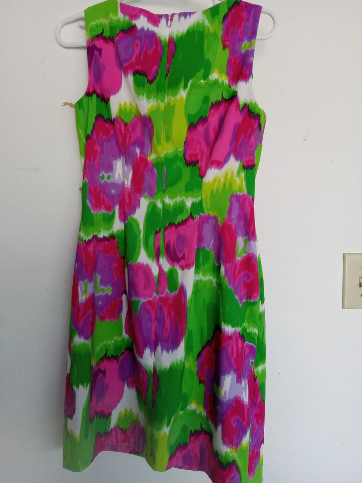 ALYX Abito senza maniche taglia 6. Chiusura cerniera. Rosa viola verde. Ottime condizioni