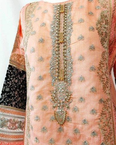 Pakistani Indian wedding party casual shalwar kameez maxi anarkali formal dress - Picture 8 of 12