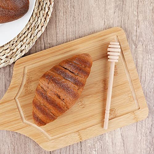 Wooden Honey Mixing Stirrer, 2Pcs 6 Inch Honey Dipper Sticks Honey Spoon - Picture 4 of 6