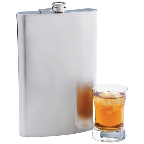 Flacone fianchi giganti, acciaio inox 64 once, 18 once ottimo regalo - Foto 9 di 11