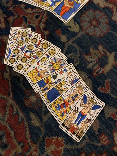 CARTAS DEL TAROT FRANCÉS 78 B.P. Grimaud Antiguo Tarot de Marsella 1930? Francia - Imagen 12 de 15