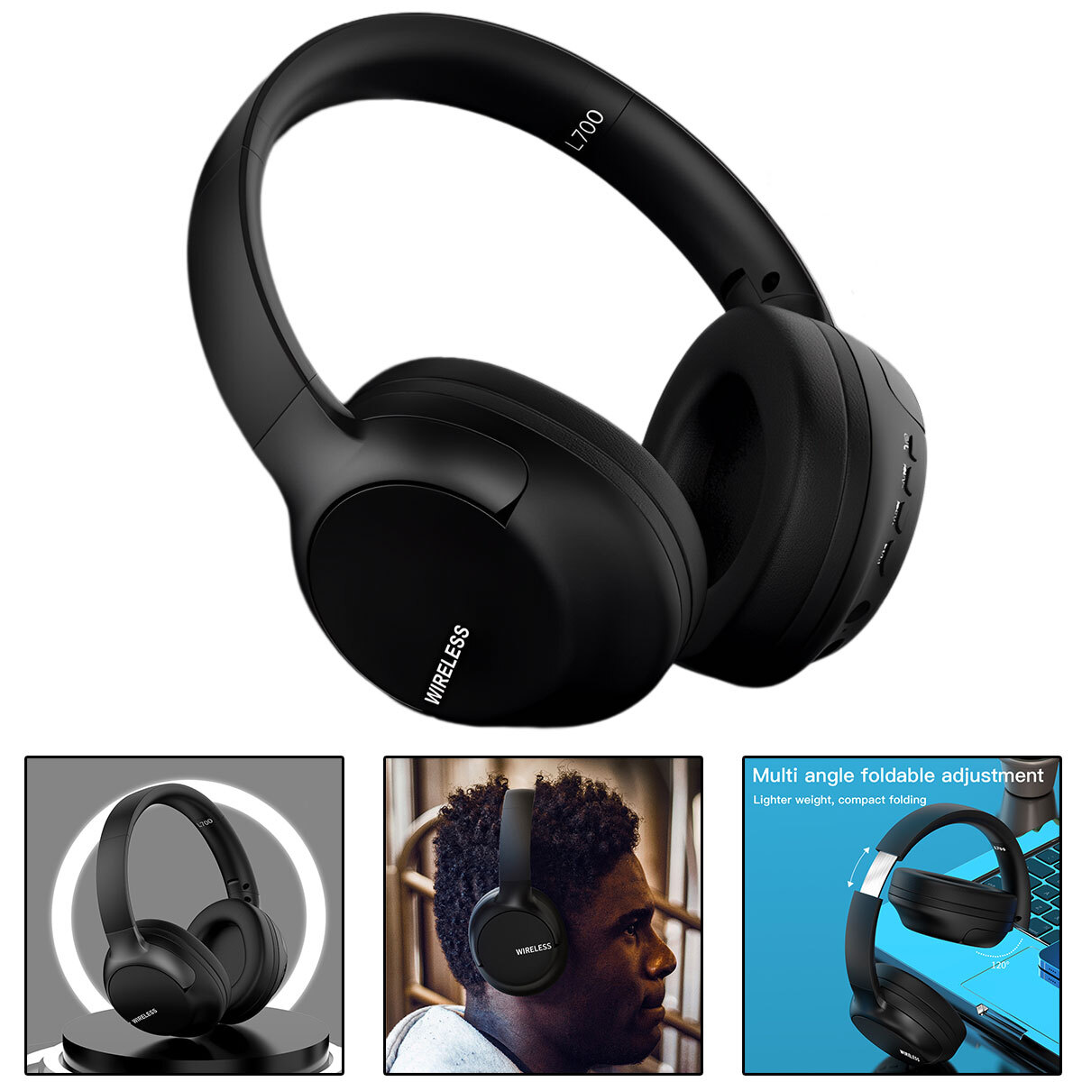 Wireless Bluetooth Headphones Ear Cup With Microphone For Motorola Z2/Z3/Z4  Play