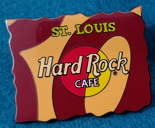ST LOUIS ABSTRACT PUZZLE SET SERIES 2002 COLLECTOR CARD Hard Rock Cafe PIN LE - Picture 1 of 2