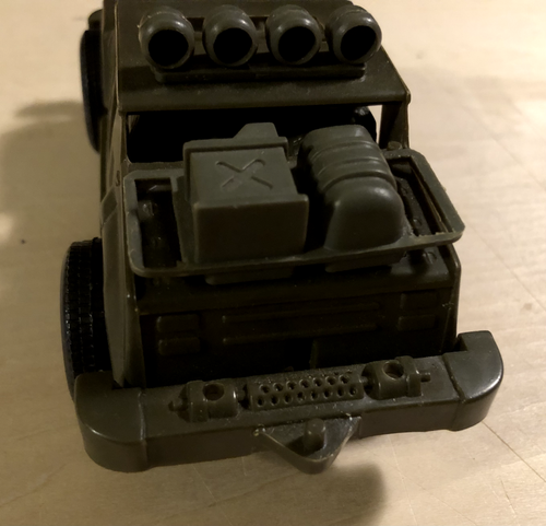 Unbranded Military Jeep Toy Looks Like GI Joe Vamp Cheetah NOT GI Joe Size/Scale - Picture 11 of 11