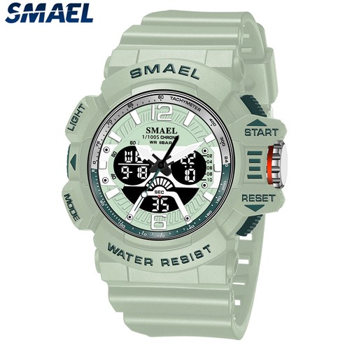 SMAEL Reloj Moda Hombre Digital LED Reloj Pulsera Niños Cronómetro Relojes Deportivos - Imagen 25 de 33