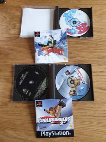 Lot Cool Boarders + Cool Boarders 3 avec demo Black Label Complet Sony PS1 play1 - Foto 3 di 4