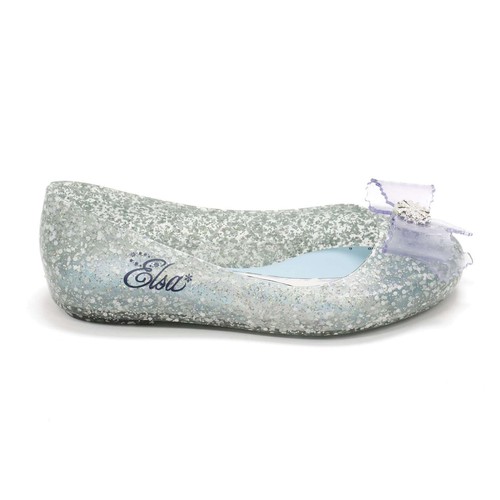 New Mini Melissa Sweet Love And Disney Princess Elsa Girls Flats - Picture 3 of 8
