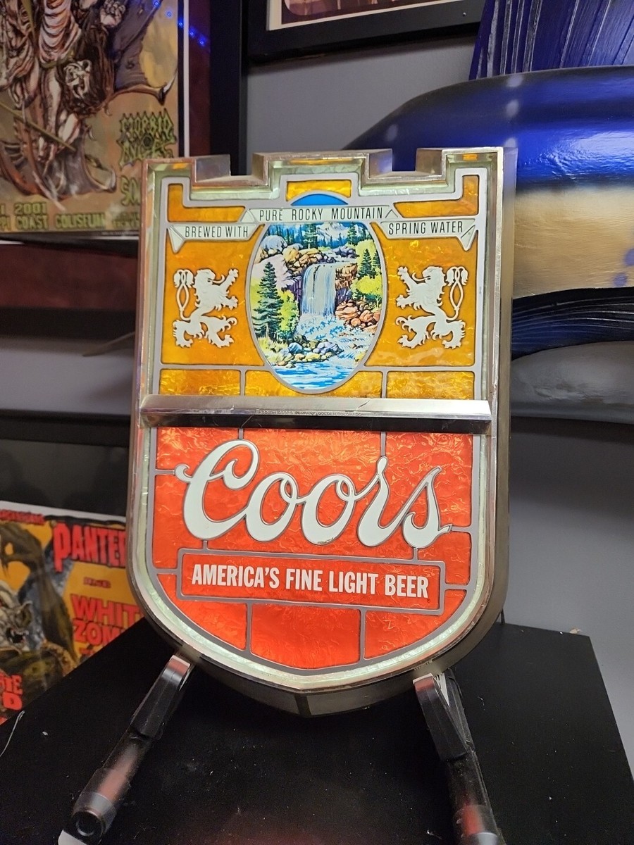 Coors Vintage Beer Light Sign | eBay