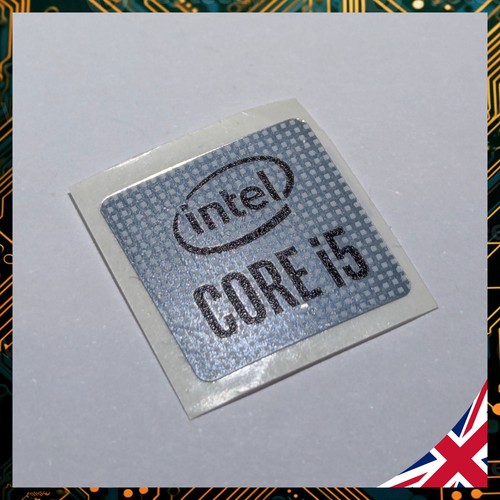 Autocollant Intel Core i5 10ème génération | Badge feuille métal 18x18 mm original authentique - Photo 2/3