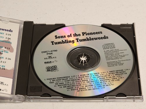 Sons of the Pioneers 'Tumbling Tumbleweeds' RCA DML1-0790 CD - Picture 4 of 5