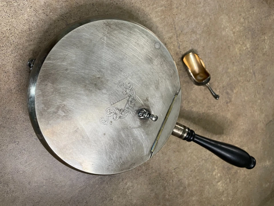 Cenicero de colección Oneida LTD plateado crumb cotcher/silent Butler Foto 2 de 4