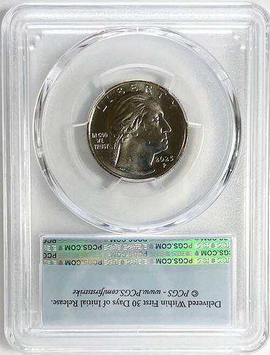 2025 P American Women Quarter Ida B. Wells PCGS MS 66 First Strike Label - Picture 2 of 2