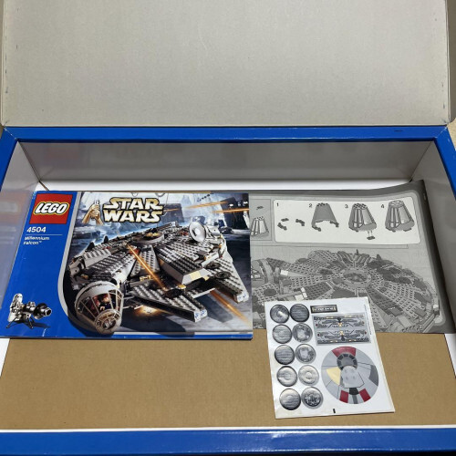 Lego 4504 Star Wars Millennium Falcon 2004 Block Retro Plastik aus dieser Zeit - Bild 3 von 12