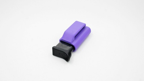 MAGAZINE POUCH FOR RUGER LCP - PURPLE - LH SHOOTER - Holder For Belts Up To 1.5" - Picture 5 of 5