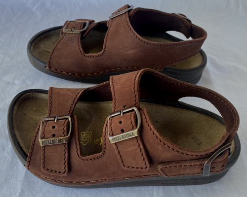 BIRKENSTCK..NUBUCH REDWOOD..NEBRASKA..CUERO..SANDALIAS..MUJER US 6 - Imagen 4 de 6