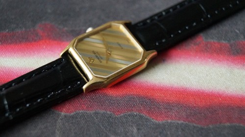 Ladies RAYMOND WEIL 18K Gold Electroplated Tri-Color Striped Watch Vintage uk - Picture 19 of 24