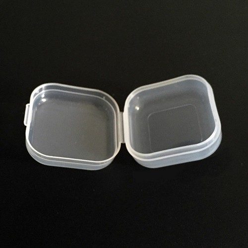 20X Mini Clear Plastic Small Box Hook Jewelry Earplugs Container Storage Hot - Picture 6 of 7