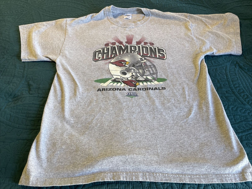 2008 Arizona Cardinals NFC champions Super Bowl T-shirt, Large, Gildan