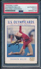 1992 Impel #46 Shannon Miller U.S. Olympicards Signed Auto PSA/DNA