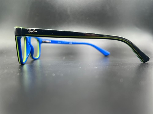 Boys Youth Ray-Ban Eyeglasses Kids RB 1536 Full Frame Square Black Blue Green - Picture 3 of 10