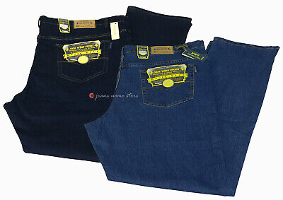 Jeans uomo TAGLIE FORTI Taglia 66 HOLIDAY elasticizzato blu pantalone comodo