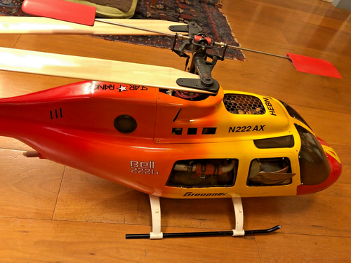 GRAUPNER BELL RANGER VARIO HEIM VINTAGE con OS MAX sx61 ultra RARE