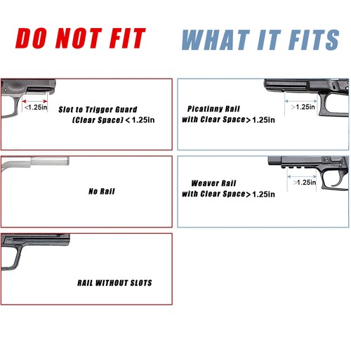 Compact Rechargeable Green /Blue /Red Laser Sight For Glock 17 19 Taurus G2C G3C - Picture 12 of 15