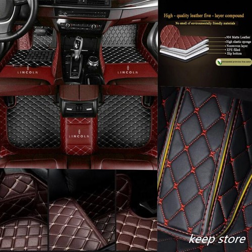 For Lincoln MKT MKX MKZ MKC MKS Car Floor Mats Auto Carpets Custom Foot Pads - Picture 15 of 22