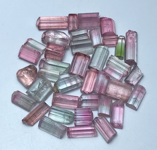 60 Crt Faceted Quality Natural Pink Tourmaline Rough Lot from AFG Loose Gemstone - Picture 7 of 9