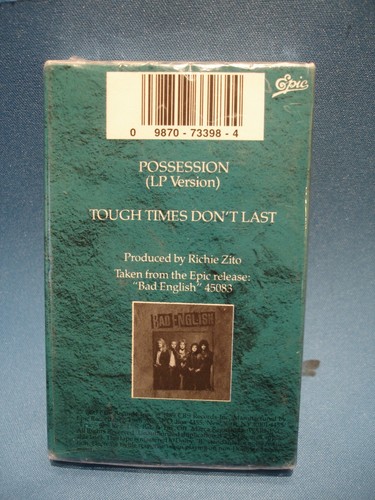 Bad English – Possession ~ (SEALED Cassette Single Epic – 34T 73398) - Picture 4 of 6