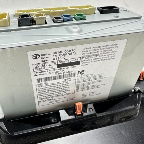 2021-2024 TOYOTA CAMRY XSE RECEIVER RADIO MULTIMEDIA DISPLAY SCREEN MONITOR OEM - Foto 15 di 20
