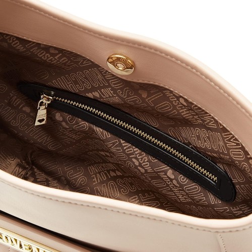 Love Moschino C4120PP1FLT0107 Bolso de Mujer Hombro con Asa 31x25x9 CM Desnudo - Imagen 3 de 10