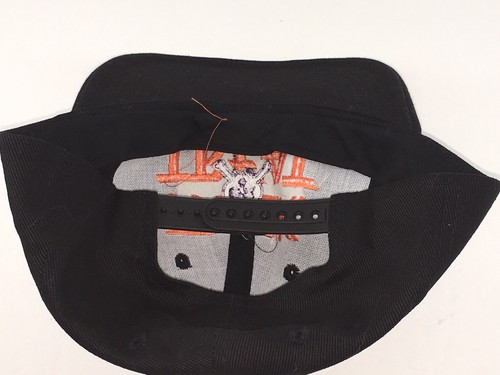 NEW Halloween Trick or Treat Ball Cap Hat Adjustable Snapback Black w/Orange - Picture 3 of 6