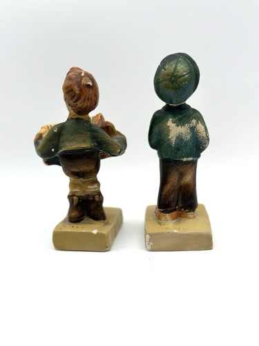 Vintage Boy Figurine Playing Accordian Boy Playing Instrument Hand Painted - Picture 3 of 6