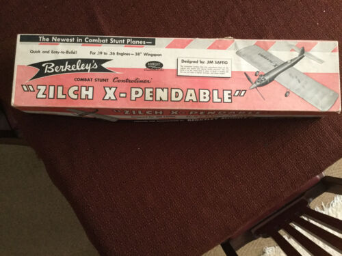 Berkeley Zilch X-pendable OT Model Airplane Plans, 1953-54 - Picture 2 of 9
