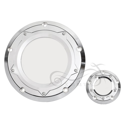 Chrome Engine Derby Timing Timer Covers Fit For Harley Road King FLHR 2001-2013 - Picture 13 of 14