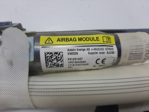 VOLVO V40 Hatchback Right Side Roof Safety Curtain SRS P31291327 1.6 25295365 - Picture 2 of 3