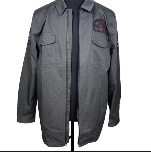 Dungeons And Dragons D&D Warduke Evil Fighter Full Zip Shirt Jacket Mens Size L - Picture 12 of 19