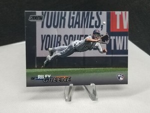 2023 Topps Stadium Club RILEY GREENE Black Foil Rookie RC #3