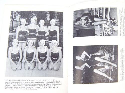 2D Amateur Athletic Union U.S. Synchronized Swimming Handbook 1957 Rules - Picture 5 of 5