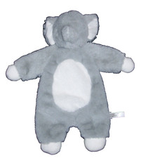 DreamGro Dream Gro Gray ELEPHANT Best Friend Buddy Baby Blanket Plush Lovey