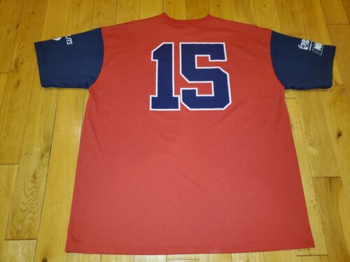 Vtg Dustin Pedroia PAWTUCKET RED SOX #15 Pawsox Promo AAA Team Replica JERSEY XL - Picture 2 of 15