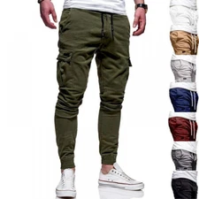 Pantalones de los hombres nuevos pantalones Jogger de moda para hombre hombres F