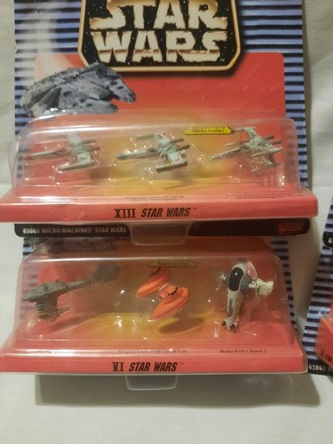 7X VINTAGE GALOOB MICRO MACHINES STAR WARS UNOPENED PACKS - Picture 10 of 12