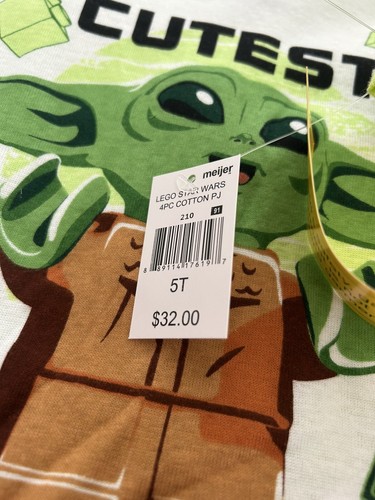 NWT-Boys Disney Lego Star Wars 4-Piece Pajama Set-Size 5T - Picture 10 of 10