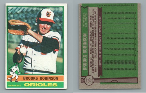 Brooks Robinson Cards ( You Pick ) Various Years - Baltimore Orioles - Picture 43 of 60