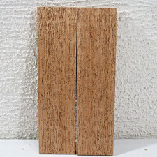 Mahogany Wood Knife Scales Figured Exotic Bookmatched Blank 6'' x 1.5'' x 5/16''