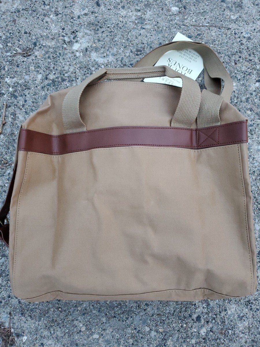 Vintage 90s Ralph Lauren Safari Bag Canvas And Leather Vintage 90s Ralph Lauren Safari Bag Canvas And Leather