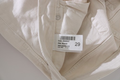 Jeans DONDUP beige cotone elasticizzato vita bassa skinny cropped Capri s. W29 350€ - Foto 8 di 9
